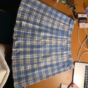 Urban Outfitters Mary Plaided Mini Skirt